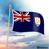 Anguilla flag header with loops