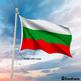 Bulgaria flag header with loops