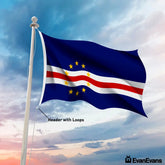 Cabo Verde flag header with loops