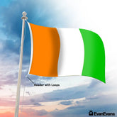 Côte d'Ivoire flag header with loops