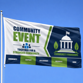Custom Flag – Community Event Signage
