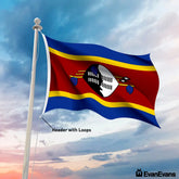 Eswatini flag header with loops