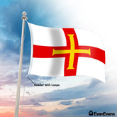 Guernsey flag header with loops