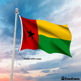 Guinea Bissau flag header with loops