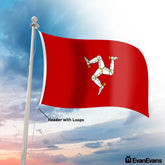 Isle of Man flag header with loops