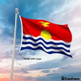 Kiribati flag header with loops