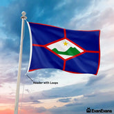 Sint Eustatius flag header with loops
