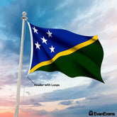 Solomon Islands flag header with loops