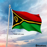 Vanuatu flag header with loops