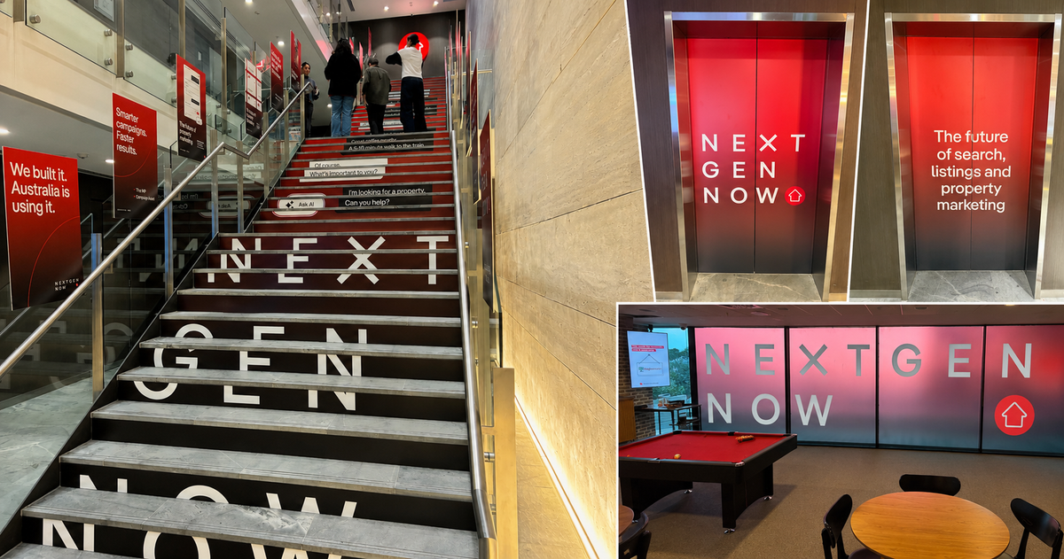 How Custom Signage Transformed realestate.com.au’s Melbourne Office | Custom signage by Evan Evans Australia