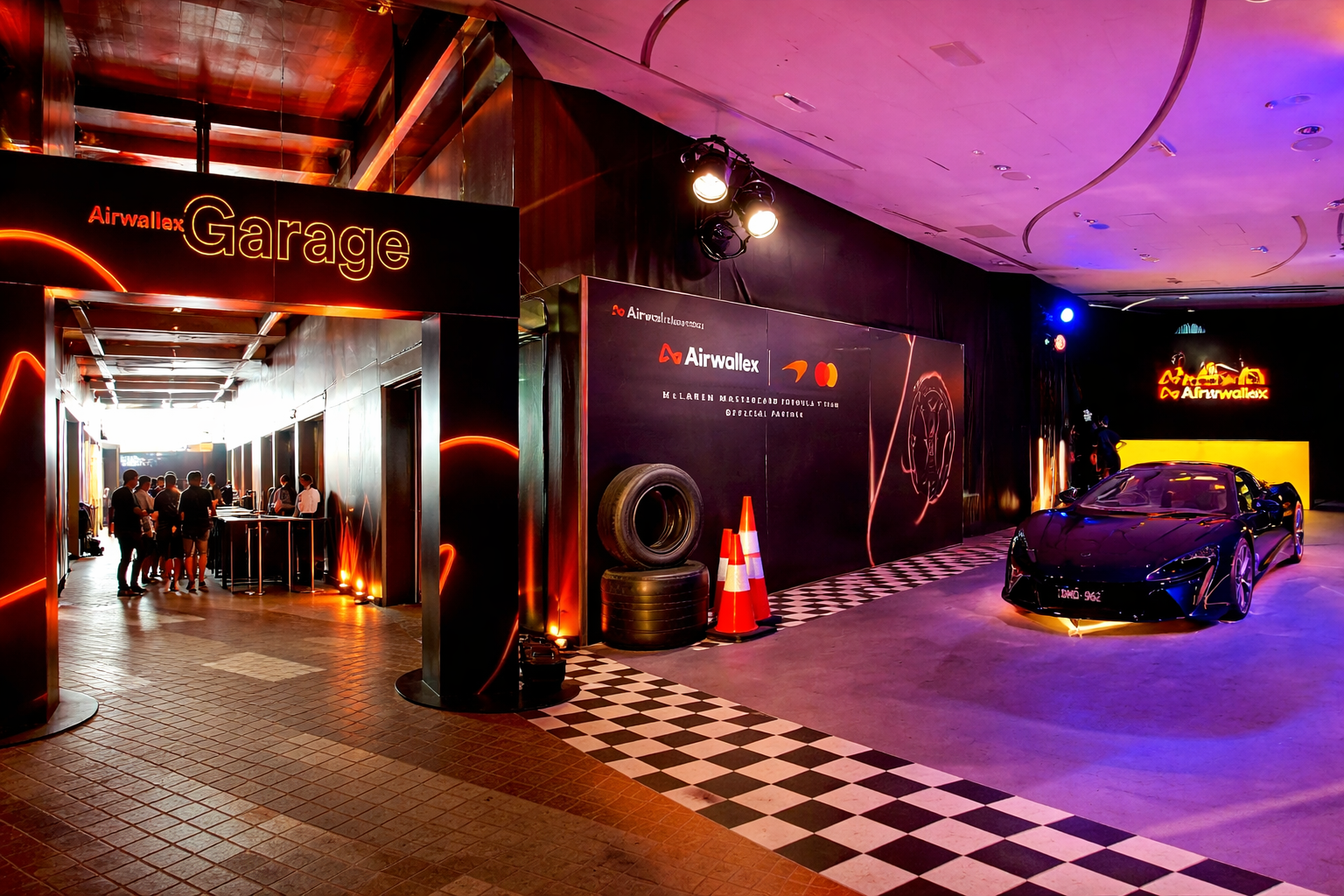 Gala conference and corporate event signage installation