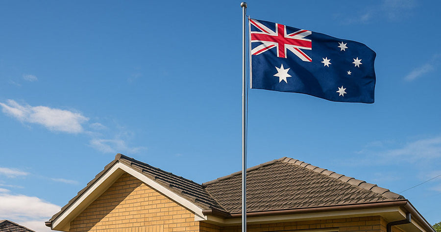 Home flagpole rules Australia