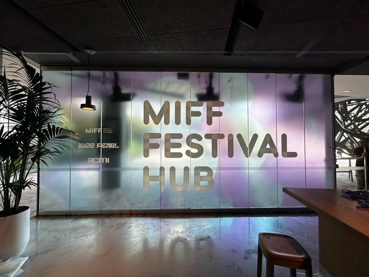 MIFF Self Adhesive Vinyl CLEAR 2024 (4) | Custom signage by Evan Evans Australia