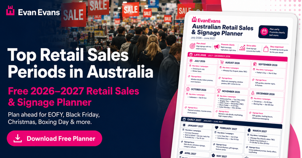 Top Retail Sales Periods in Australia & Signage Ideas for Stores