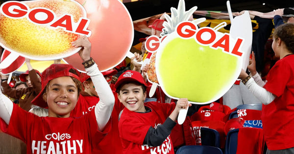AFL / Coles Healthy Kicks Activation: Big-Impact Event Signage at the MCG