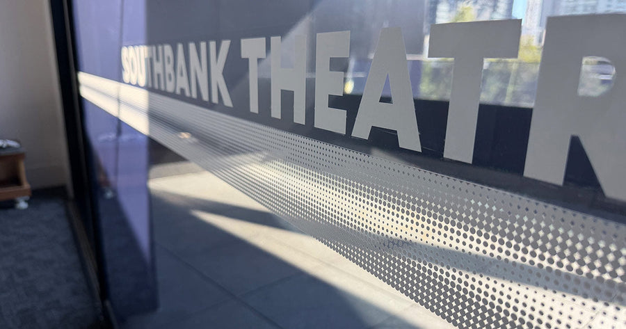 Custom Clear Window Signage for Melbourne Theatre Company: A Seamless Branding Solution