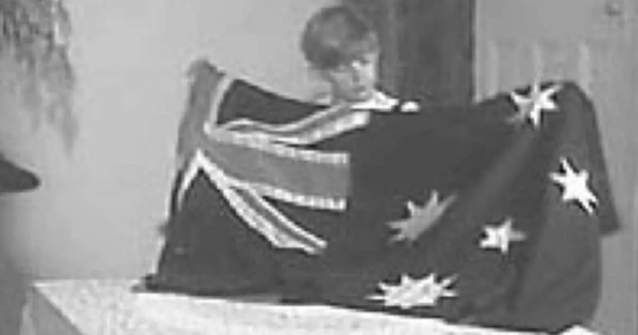 ivor evans australian flag