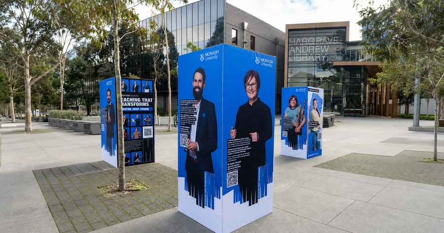 Custom ReFrame Fabric Display Frames for Monash Open Day