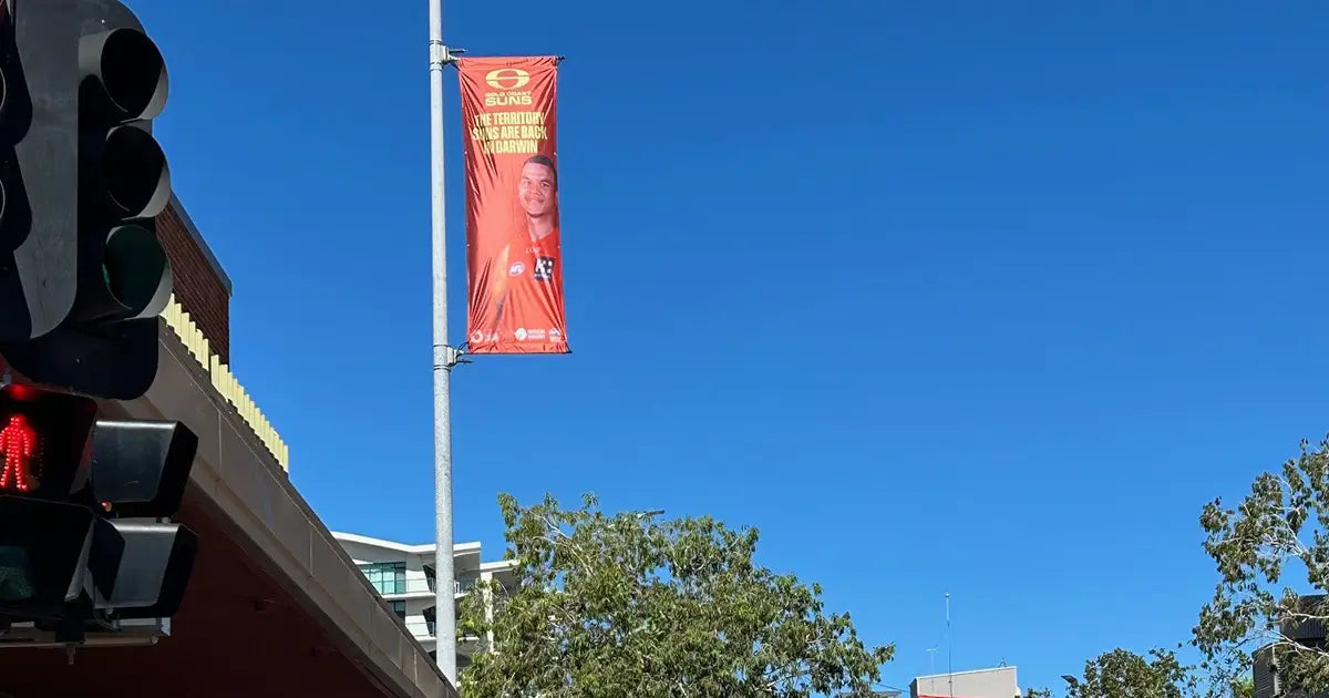 outdoor fabric banner5 | Custom signage by Evan Evans Australia