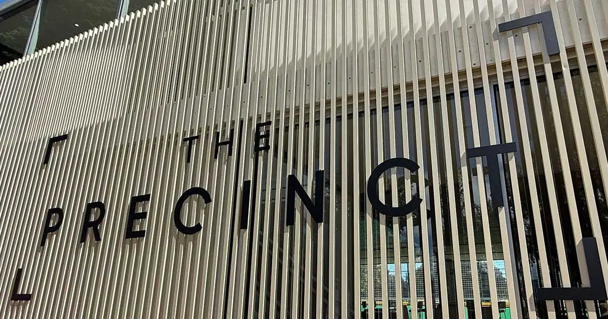 The Precinct | Custom signage by Evan Evans Australia