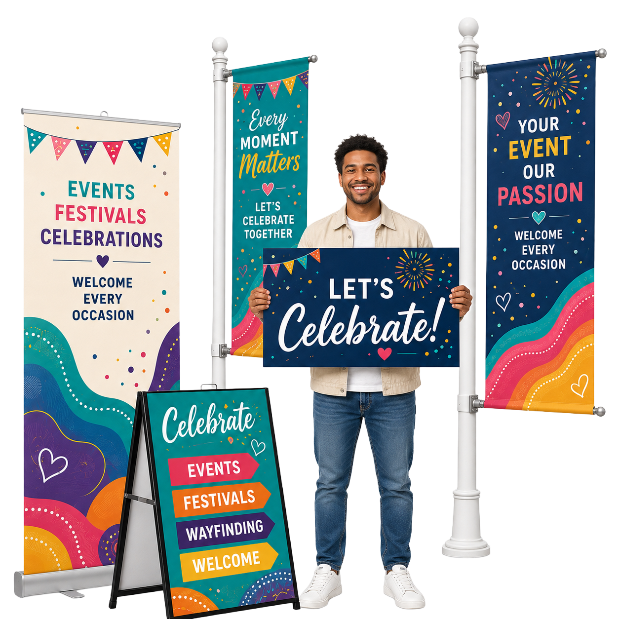 Event Signage, Flags & Banners | Evan Evans Australia