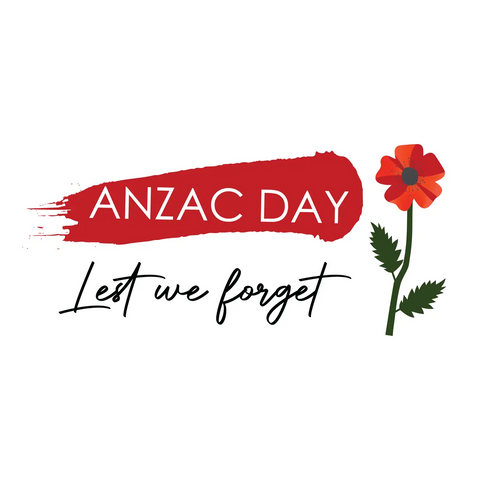 ANZAC Day Flag lest we forget 2