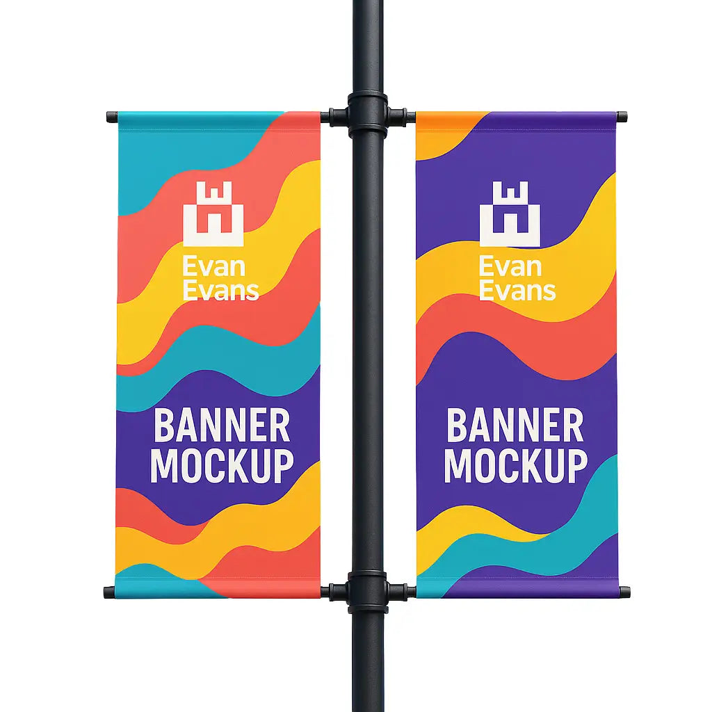 Outdoor street banners by Evan Evans – permanent and portable signage displays across Melbourne and Australia.