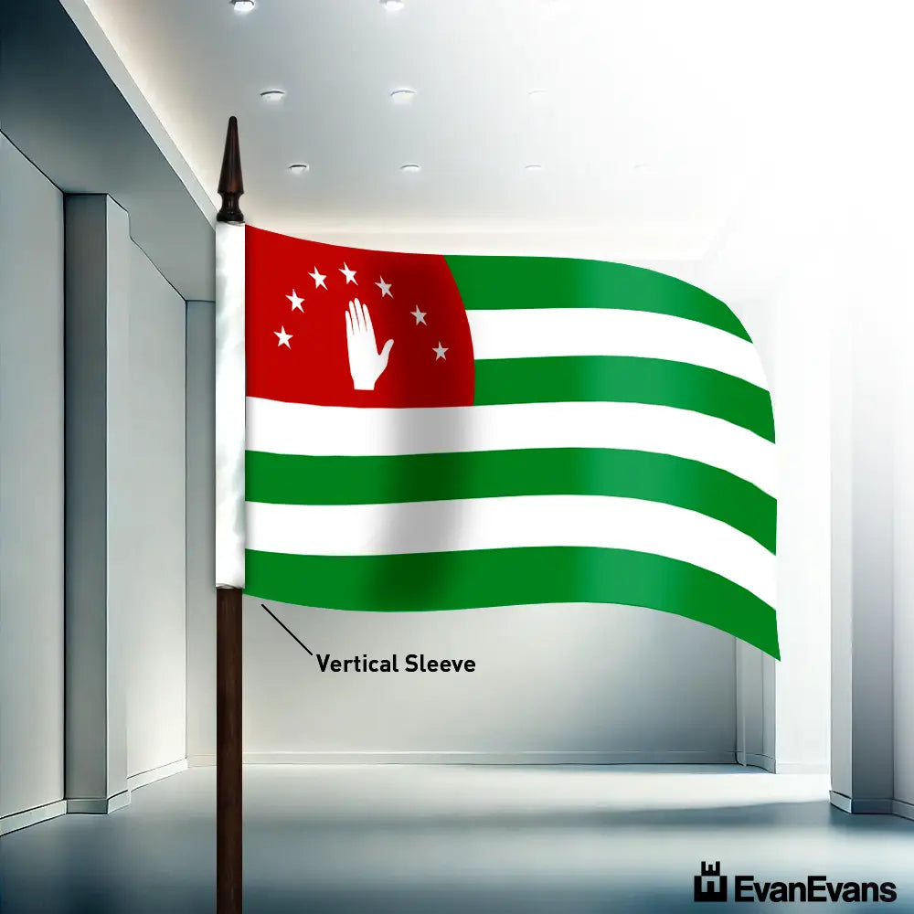Abkhazia flag vertical sleeve