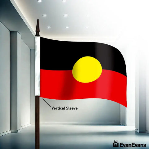 Aboriginal flag vertical sleeve