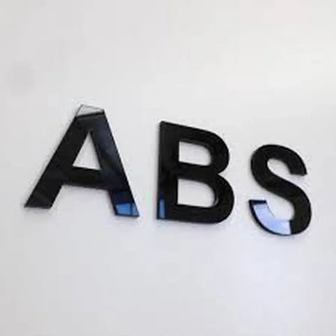 Acrylic Lettering ABS Black