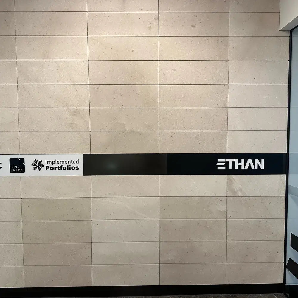 Acrylic Wall Signage Ethan Lonsec Implemented Portfolios