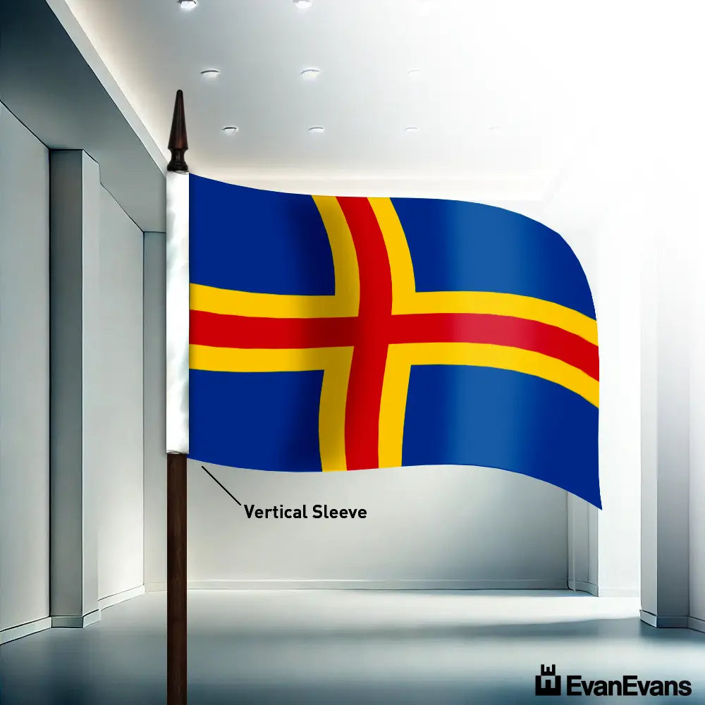 Åland flag vertical sleeve
