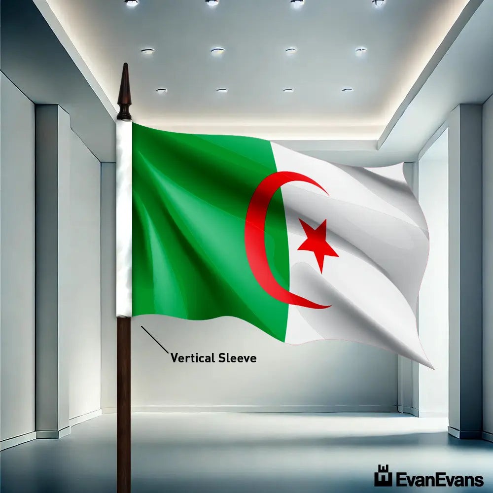 Algeria flag vertical sleeve evan evans