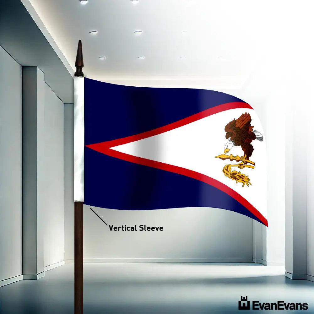 American Samoa flag vertical sleeve