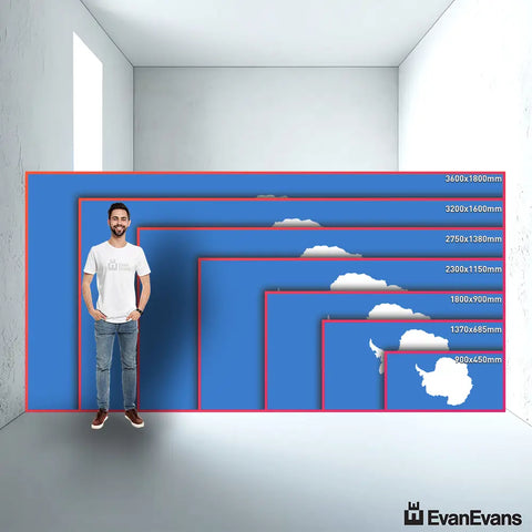 Antarctica flag size guide comparison
