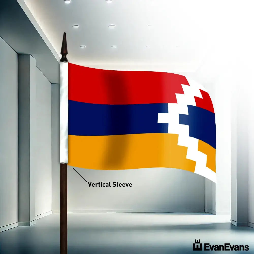 Artsakh flag vertical sleeve