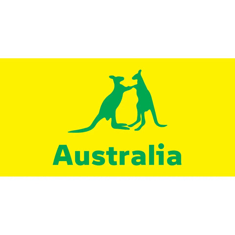 Australia gold yellow kangaroo