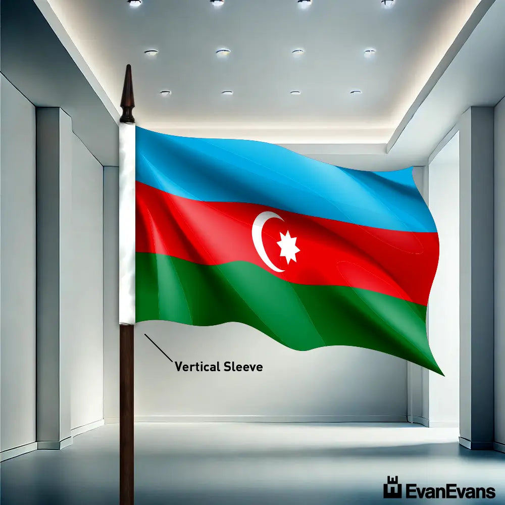 Azerbaijan flag vertical sleeve