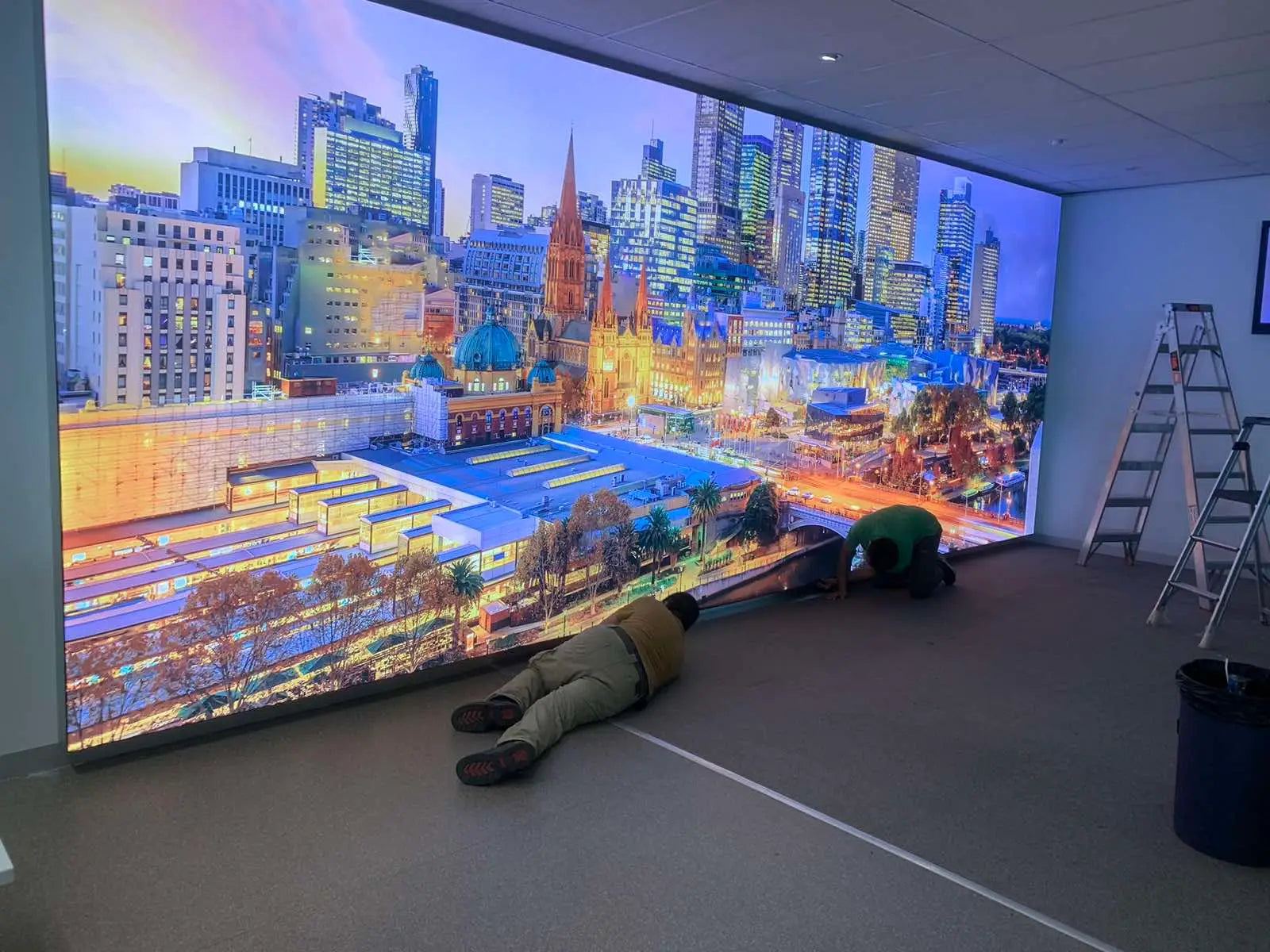 Backlit Fabric Frame & Banner Ansett Aviation Training 6