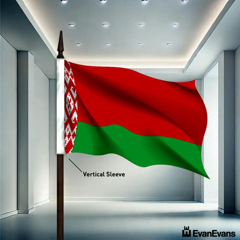 Belarus flag vertical sleeve