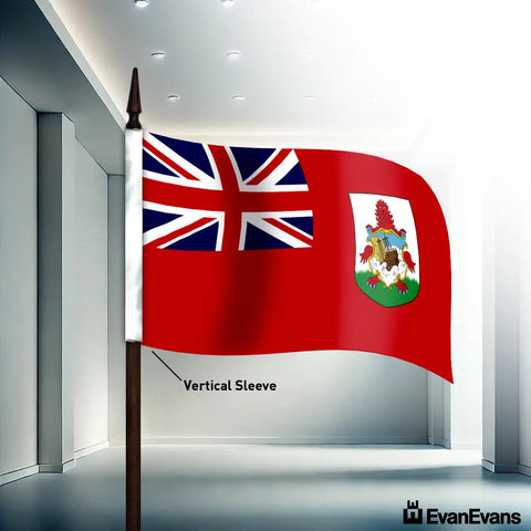 Bermuda flag vertical sleeve
