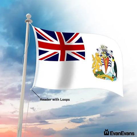 British Antarctic Territory flag header with loops