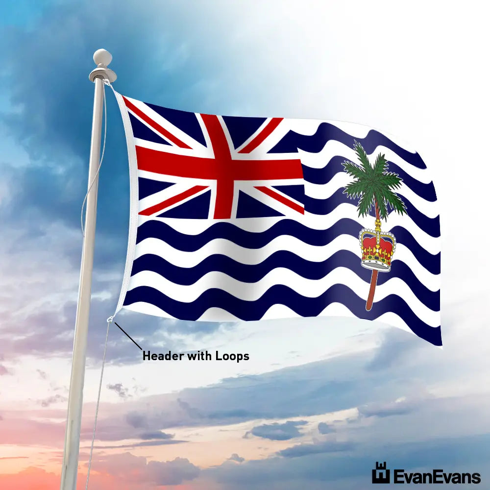 British Indian Ocean Territory flag header with loops