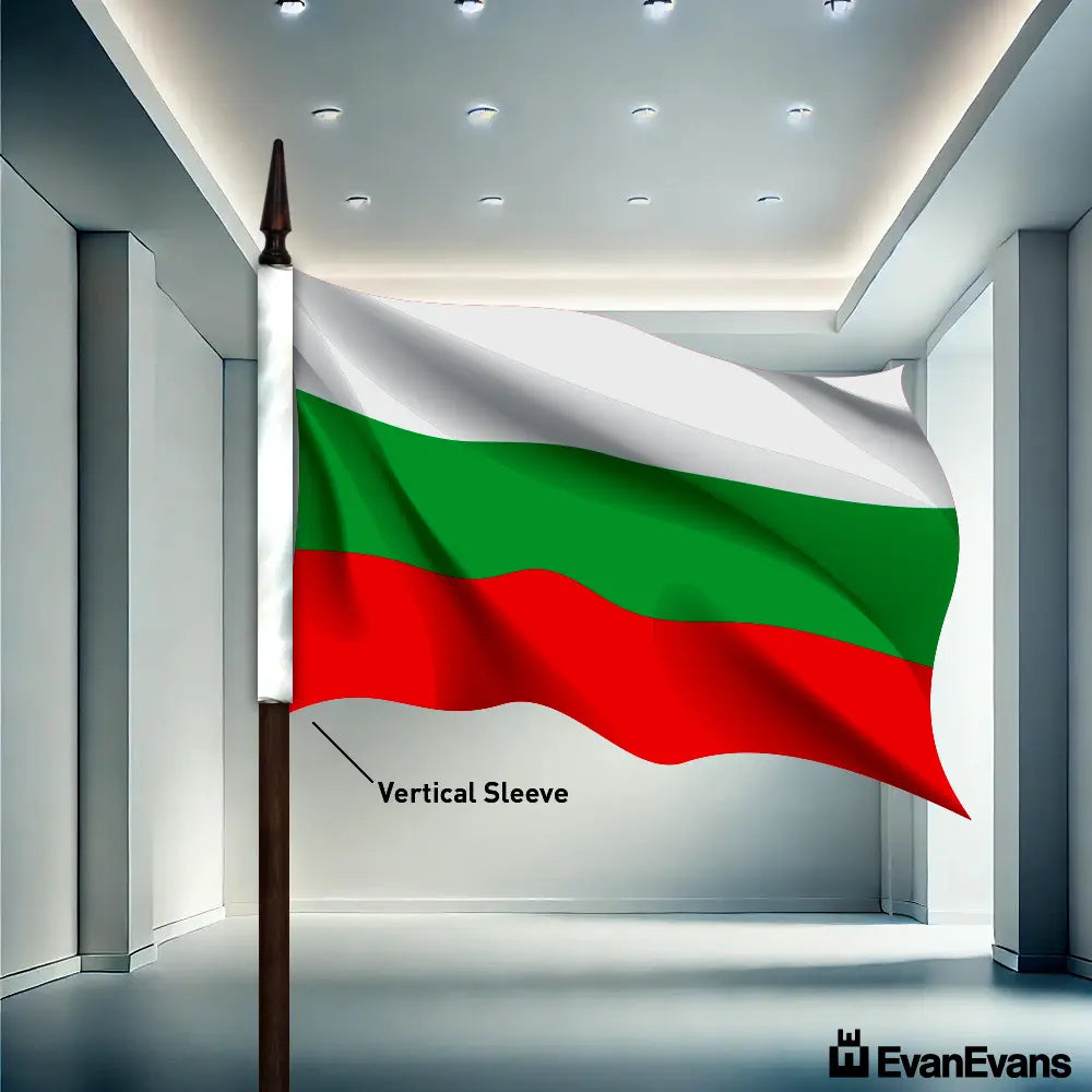 Bulgaria flag vertical sleeve