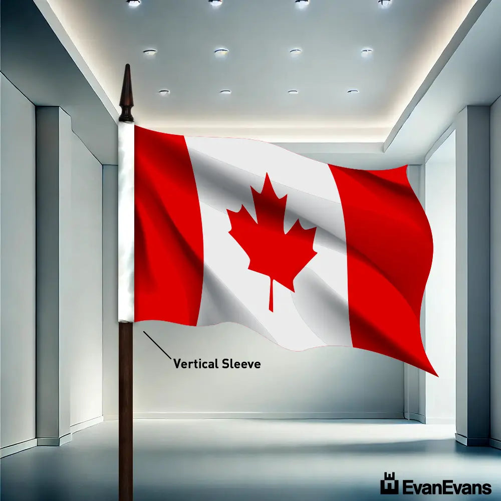 Canada flag vertical sleeve
