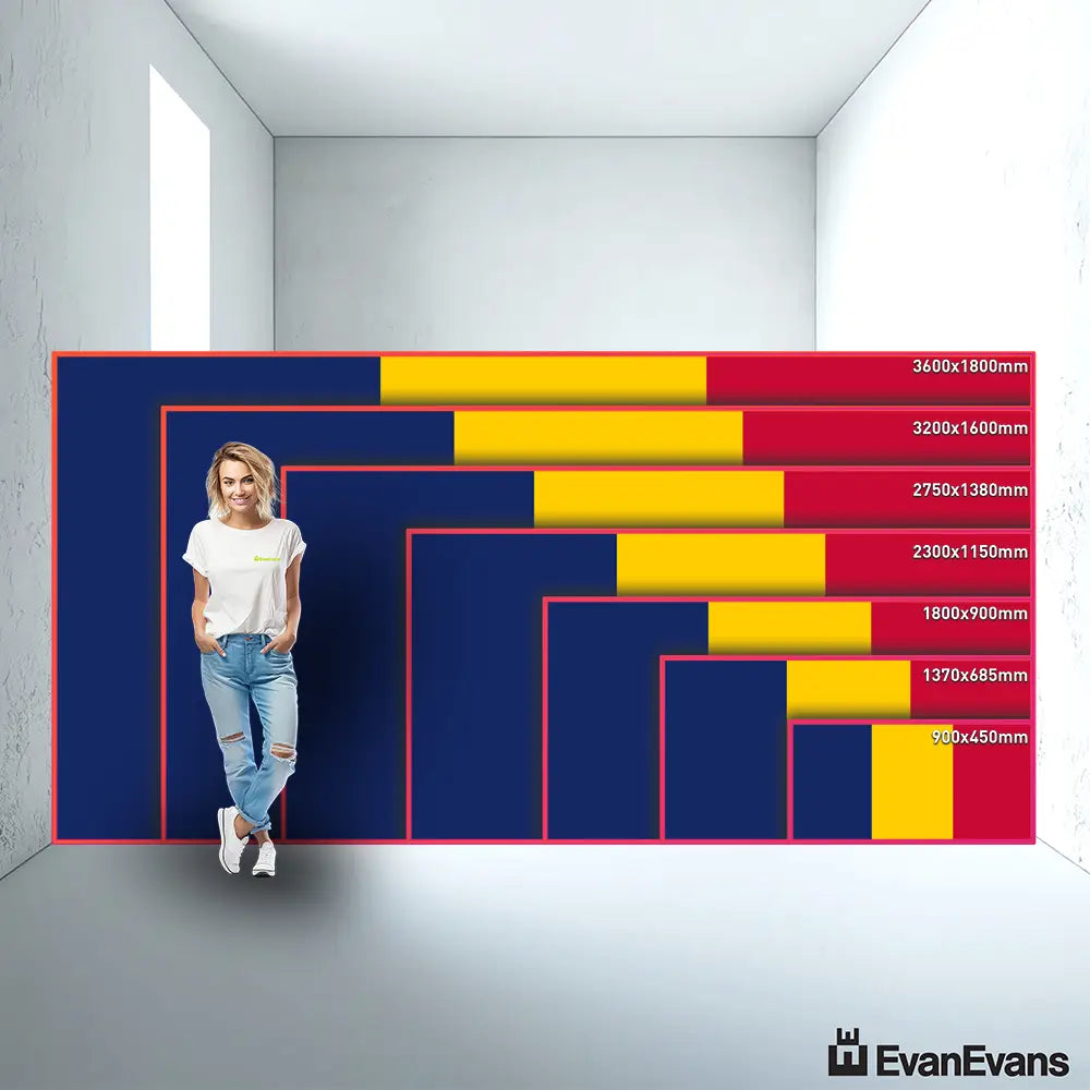 Chad flag size guide comparison