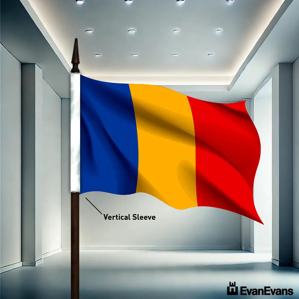 Chad flag vertical sleeve