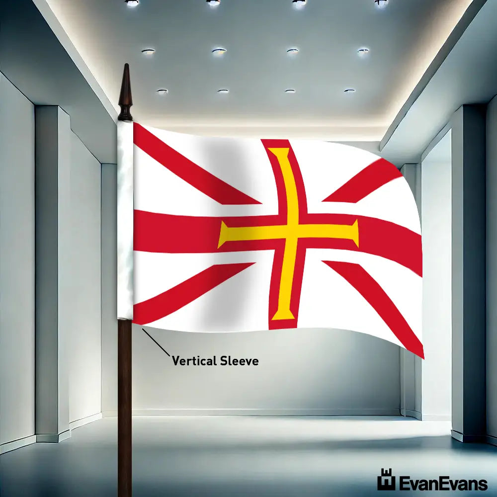Channel Islands flag vertical sleeve