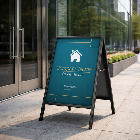 Real Estate A-Frame Sign