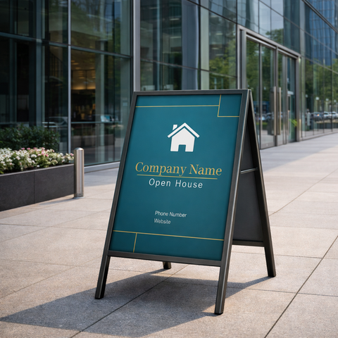 Real Estate A-Frame Sign